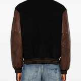 Bomber con applicazione logo in nero Represent - uomo 