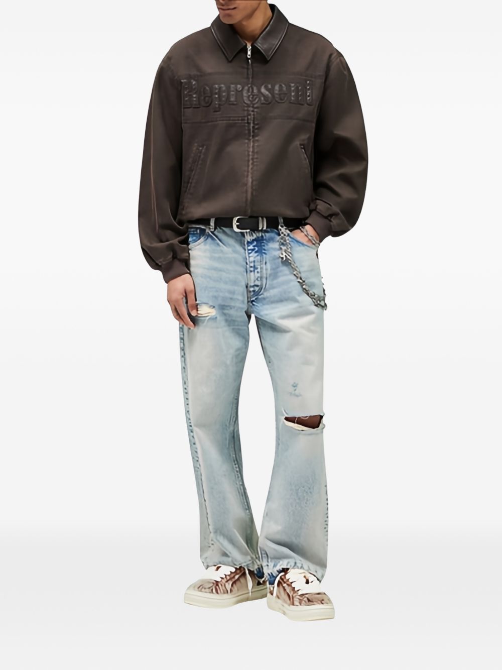 Bomber Roscoe in marrone Represent - uomo 