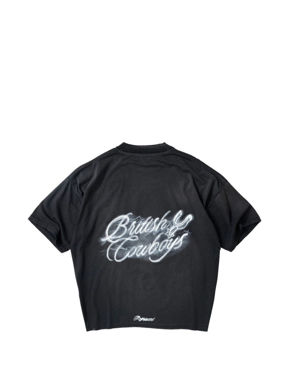 T-shirt British Cowboys in nero Represent - uomo 