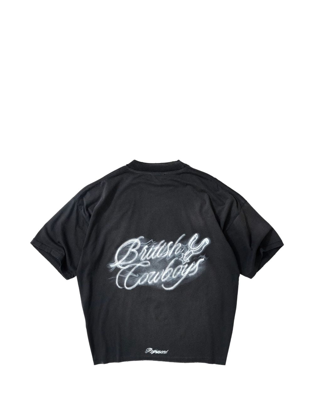 T-shirt British Cowboys in nero Represent - uomo 