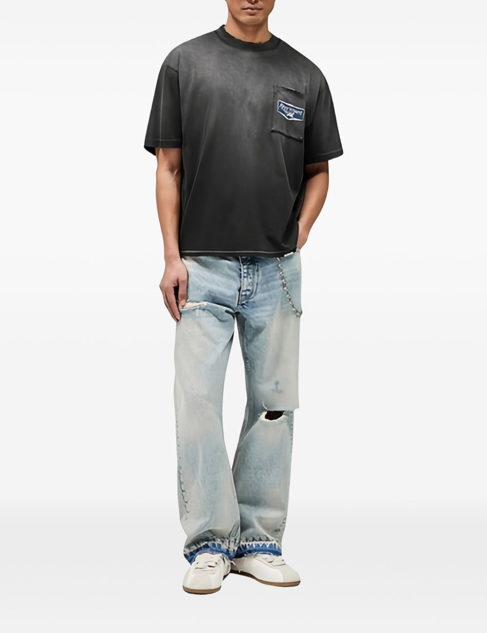 T-shirt Nothing Faster in nero Represent - uomo 