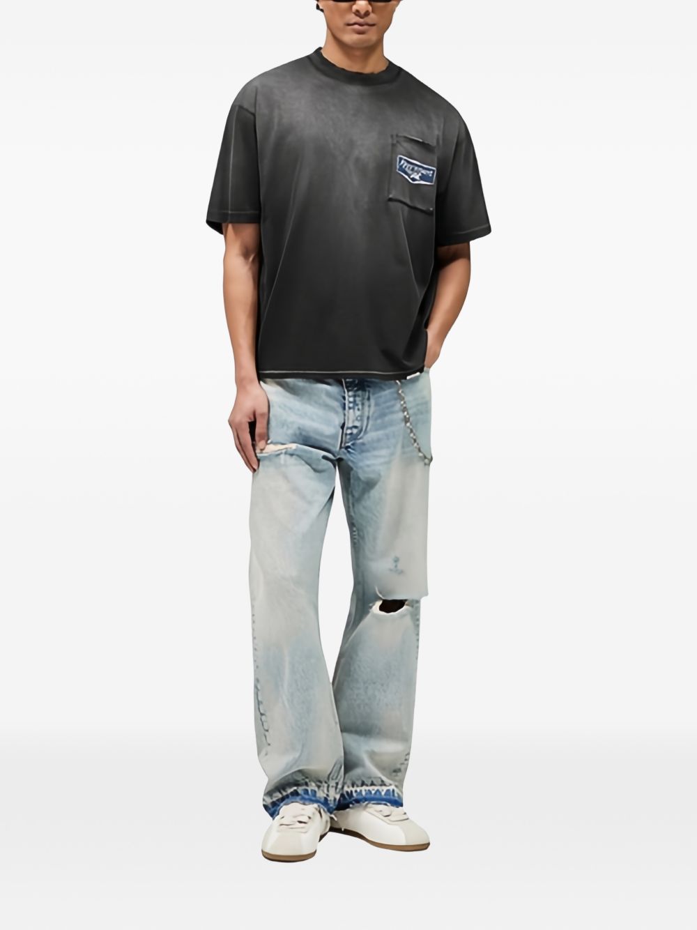 T-shirt Nothing Faster in nero Represent - uomo 
