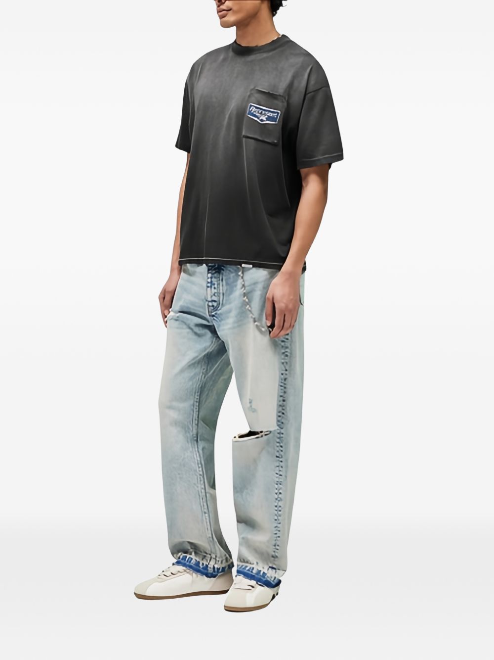 T-shirt Nothing Faster in nero Represent - uomo 