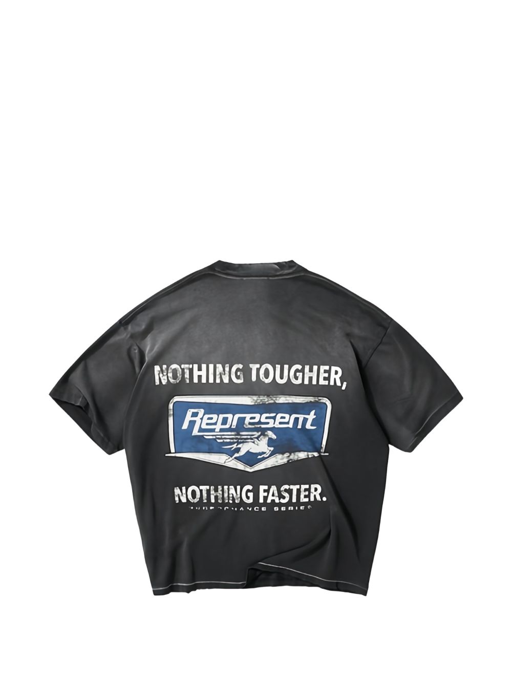 T-shirt Nothing Faster in nero Represent - uomo 