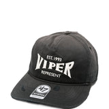 x '47 Viper Room Cappello da baseball con ricamo in nero Represent - uomo 
