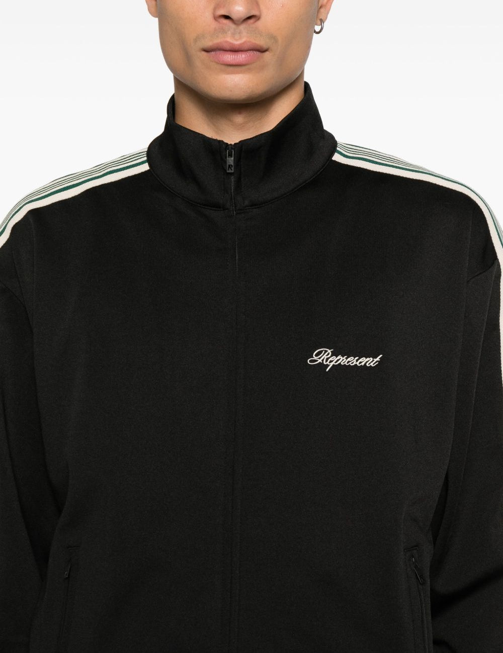 Giacca con zip in nero Represent - uomo 