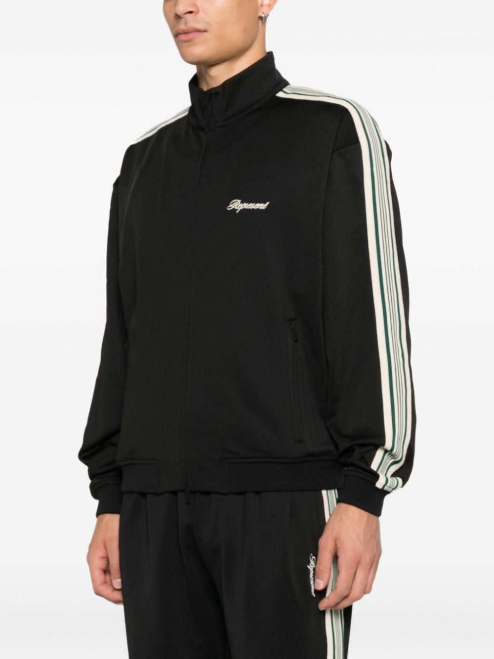 Giacca con zip in nero Represent - uomo 