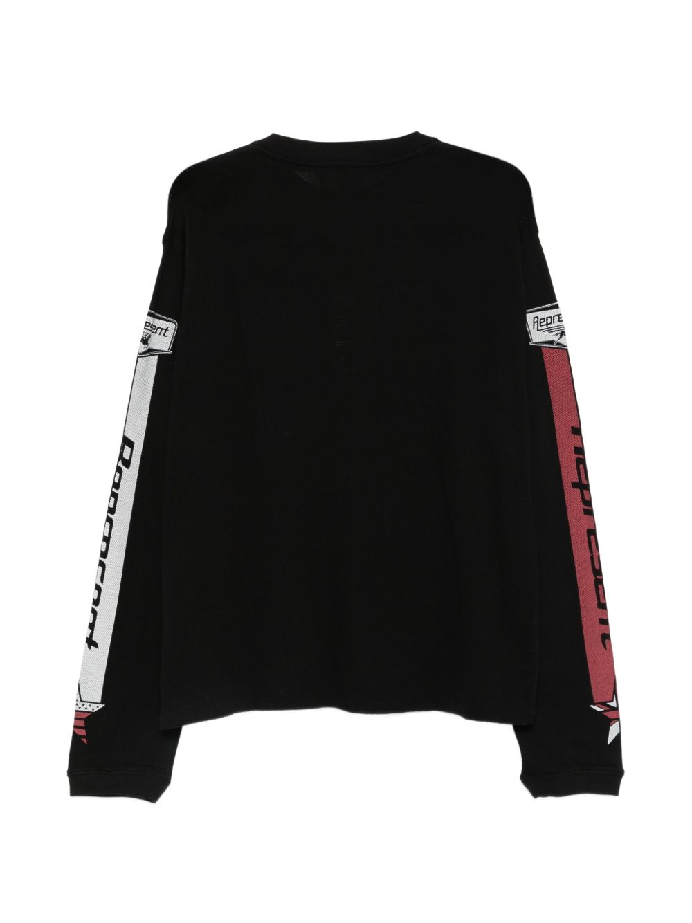 T-shirt a maniche lunghe  con stampa grafica in nero Represent - uomo 