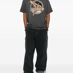 T-shirt con stampa grafica golden tour in grigio Represent - uomo 