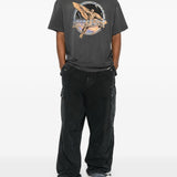 T-shirt con stampa grafica golden tour in grigio Represent - uomo 
