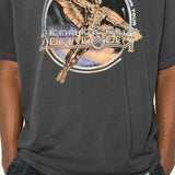 T-shirt con stampa grafica golden tour in grigio Represent - uomo 
