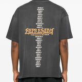 T-shirt con stampa grafica golden tour in grigio Represent - uomo 