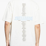 T-shirt con stampa grafica golden tour in bianco Represent - uomo 