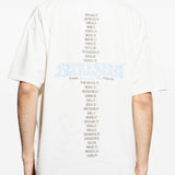 T-shirt con stampa grafica golden tour in bianco Represent - uomo 