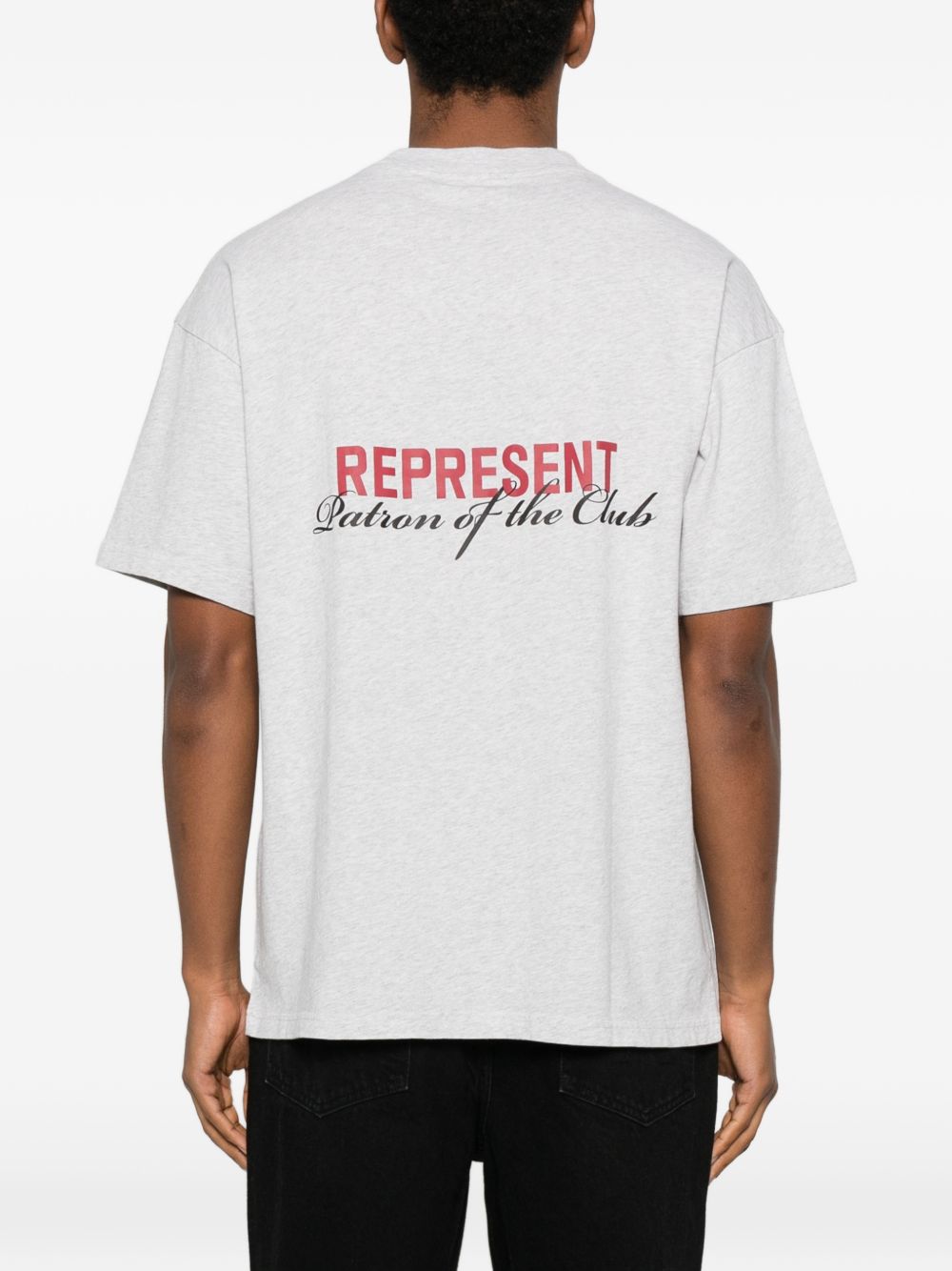 T-shirt in cotone in grigio Represent - uomo 