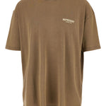 T-shirt con logo in marrone Represent - uomo 