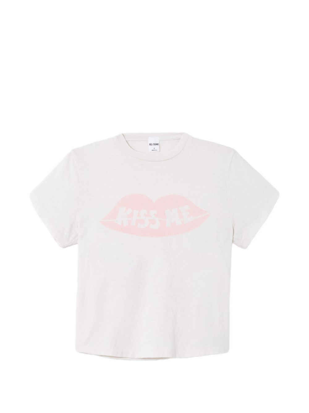 T-shirt con stampa in bianco Re/done - donna 