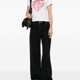 T-shirt Lucky You in bianco Re/done - donna 