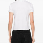T-shirt Lucky You in bianco Re/done - donna 