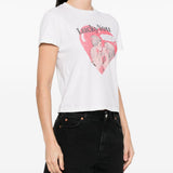 T-shirt Lucky You in bianco Re/done - donna 