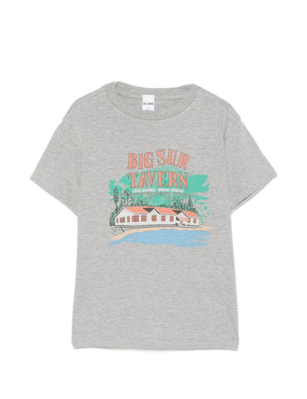 T-shirt grafica in grigio Re/done - donna 