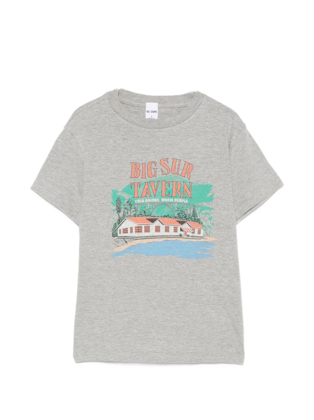 T-shirt grafica in grigio Re/done - donna 