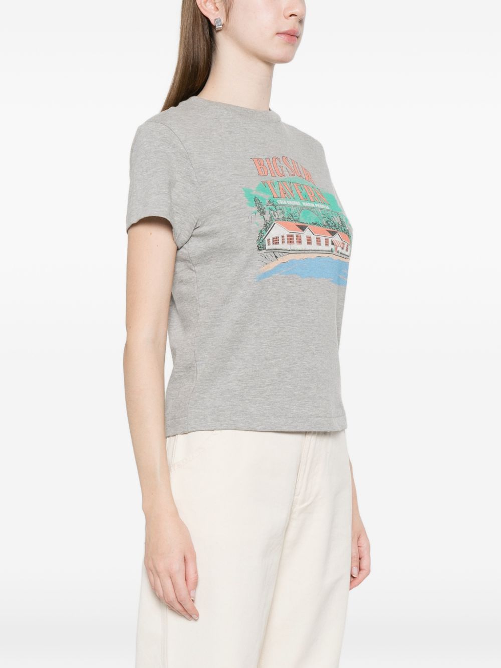 T-shirt grafica in grigio Re/done - donna 