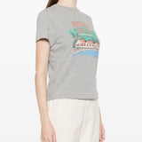 T-shirt grafica in grigio Re/done - donna 