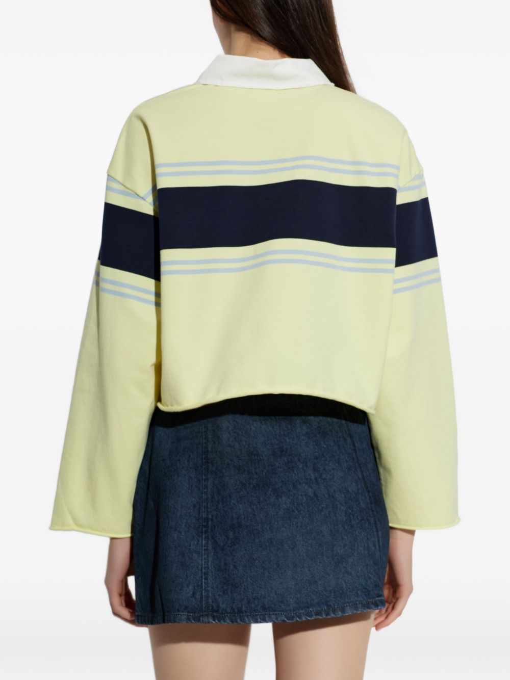 Polo a righe in bianco Re/done - donna 