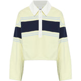 Polo a righe in bianco Re/done - donna 