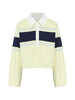Polo a righe in bianco Re/done - donna
