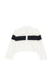 Polo con dettaglio a righe in bianco Re/done - donna