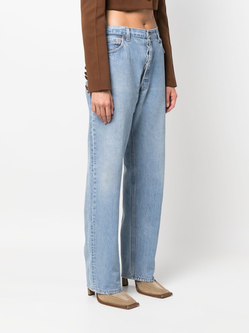 Jeans dritti anni '90 in blu Re/done - donna 