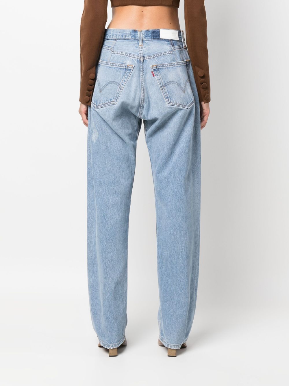 Jeans dritti anni '90 in blu Re/done - donna 