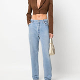 Jeans dritti anni '90 in blu Re/done - donna 
