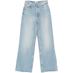 Jeans anni '70 a vita alta e gamba larga in celeste Re/done - donna 