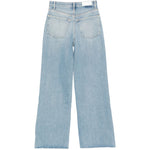 Jeans anni '70 a vita alta e gamba larga in celeste Re/done - donna 