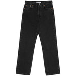 Jeans a gamba dritta in nero Re/done - donna 