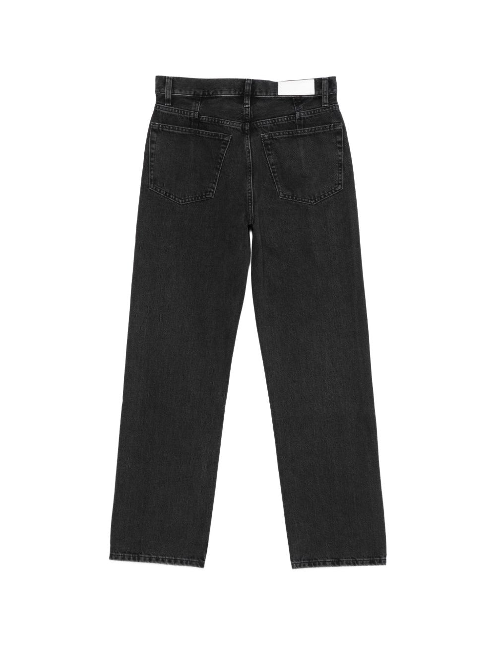 Jeans a gamba dritta in nero Re/done - donna 