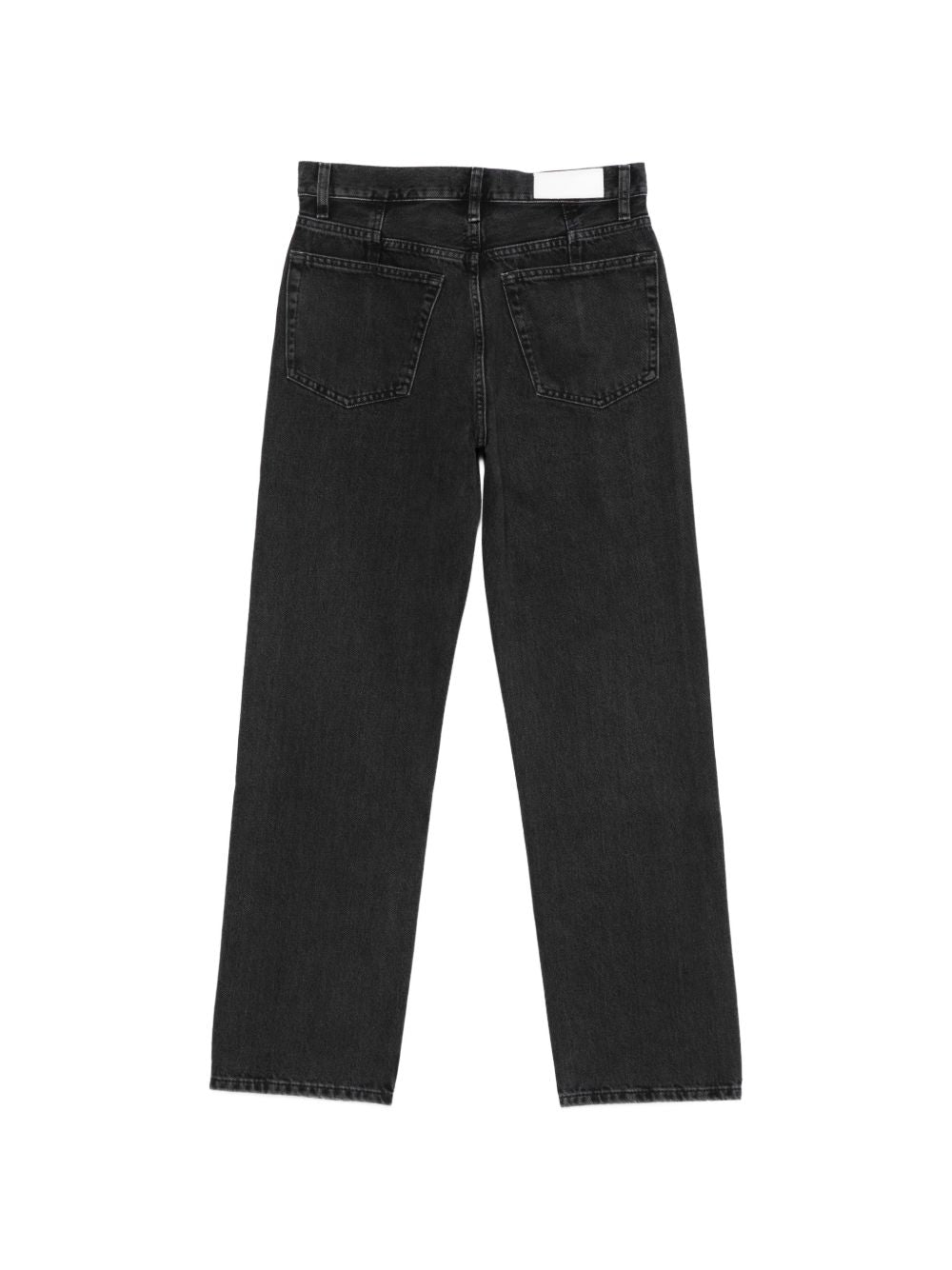 Jeans a gamba dritta in nero Re/done - donna 