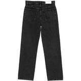 Jeans a gamba dritta in nero Re/done - donna 