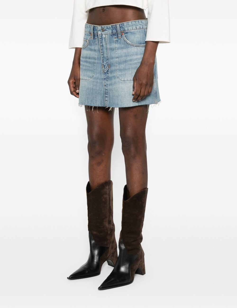 Gonna denim The Rewind in blu Re/done - donna 