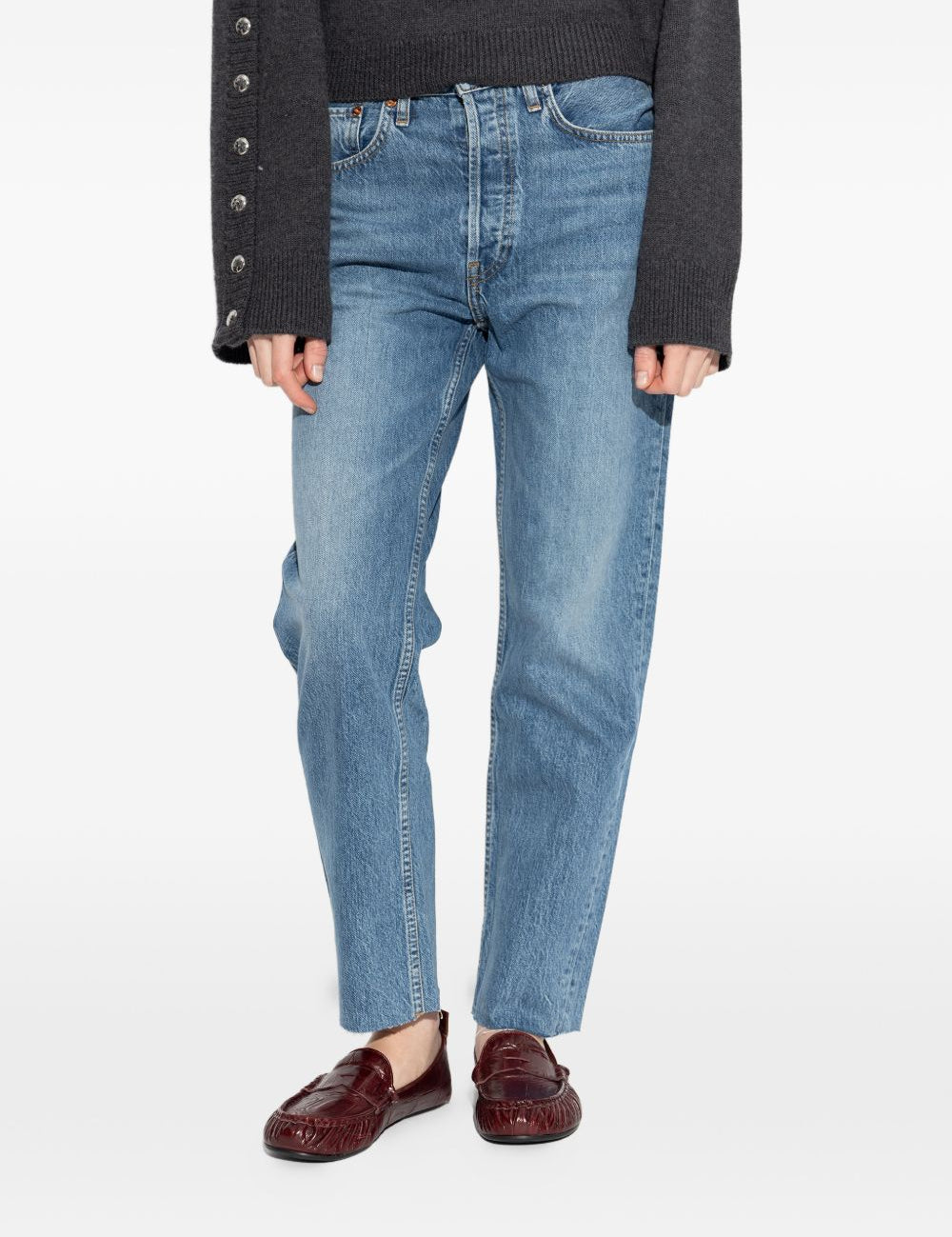 Jeans 70s Stove Pipe in blu Re/done - donna 