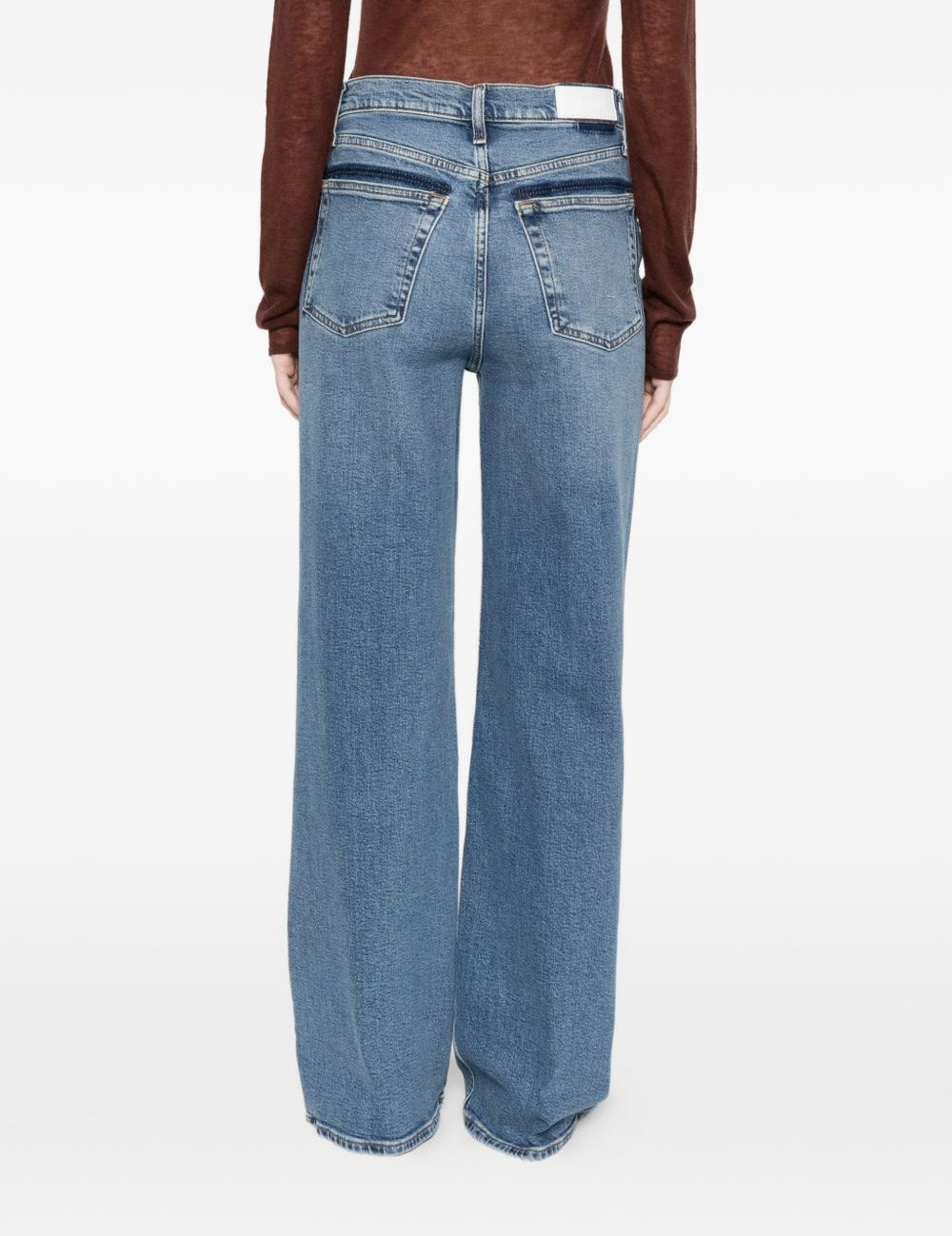 Jeans con passanti per cintura in blu Re/done - donna 