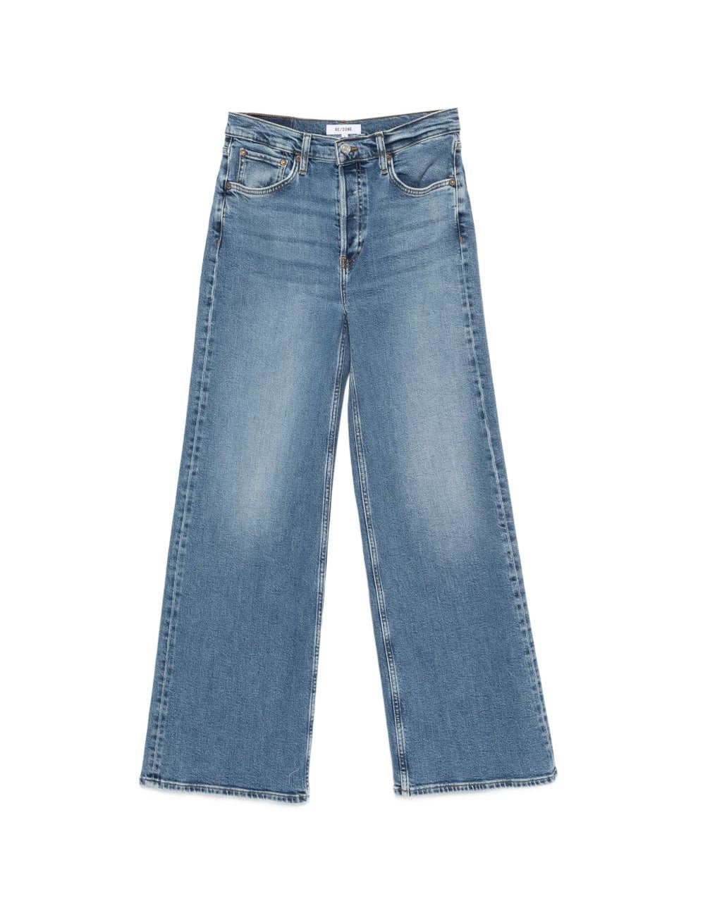 Jeans con passanti per cintura in blu Re/done - donna 