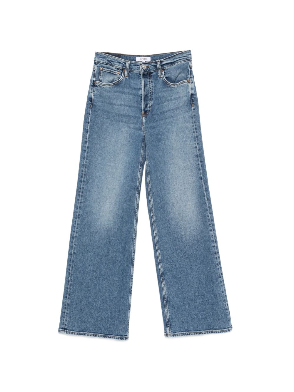 Jeans con passanti per cintura in blu Re/done - donna 