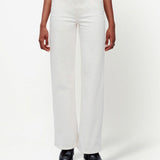 Jeans a gamba ampia in bianco Re/done - donna 