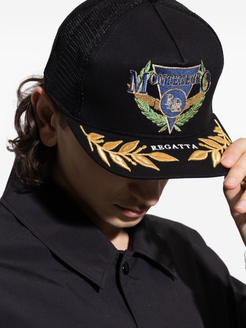 Cappello da baseball montenegro in nero Rhude - uomo 