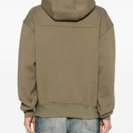 Felpa con cappuccio in verde Rhude - uomo 