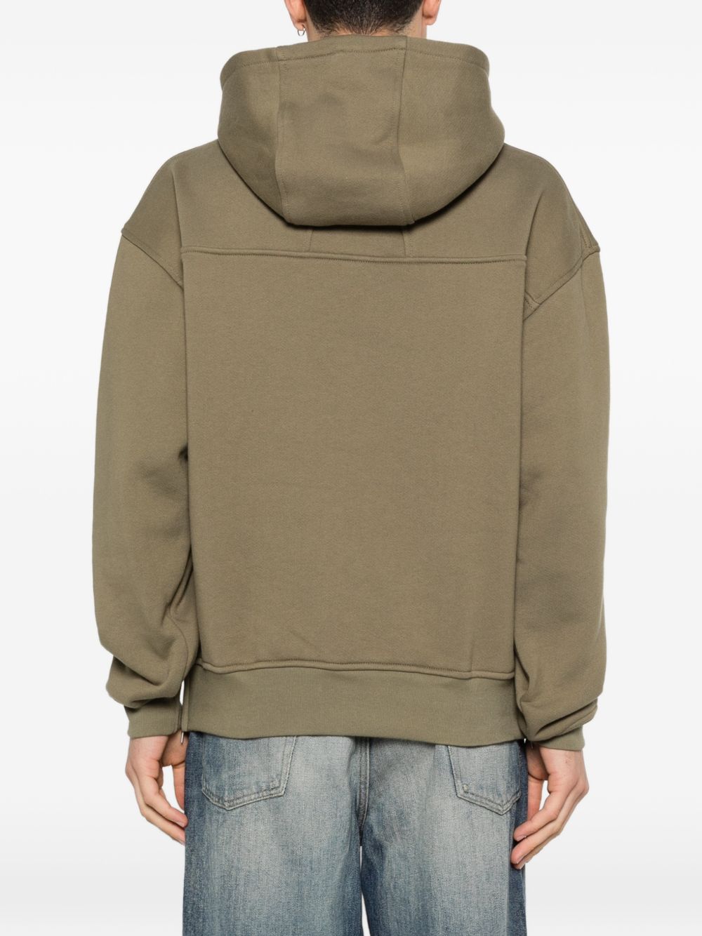 Felpa con cappuccio in verde Rhude - uomo 